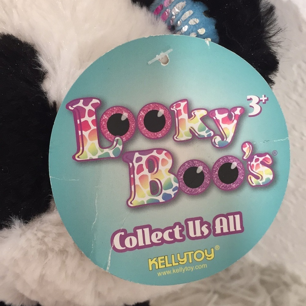 Kellytoy Looky Boo’s Panda Black and White New - Picture 2 of 5
